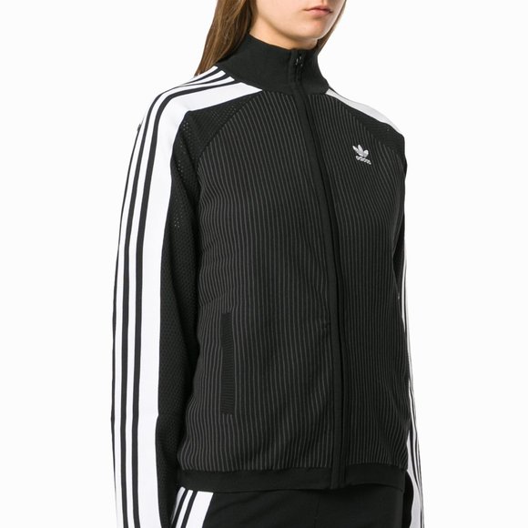 Adidas Women’s Original Adibreak Snap Button Pinstripe Track Jacket RARE! - Picture 4 of 11